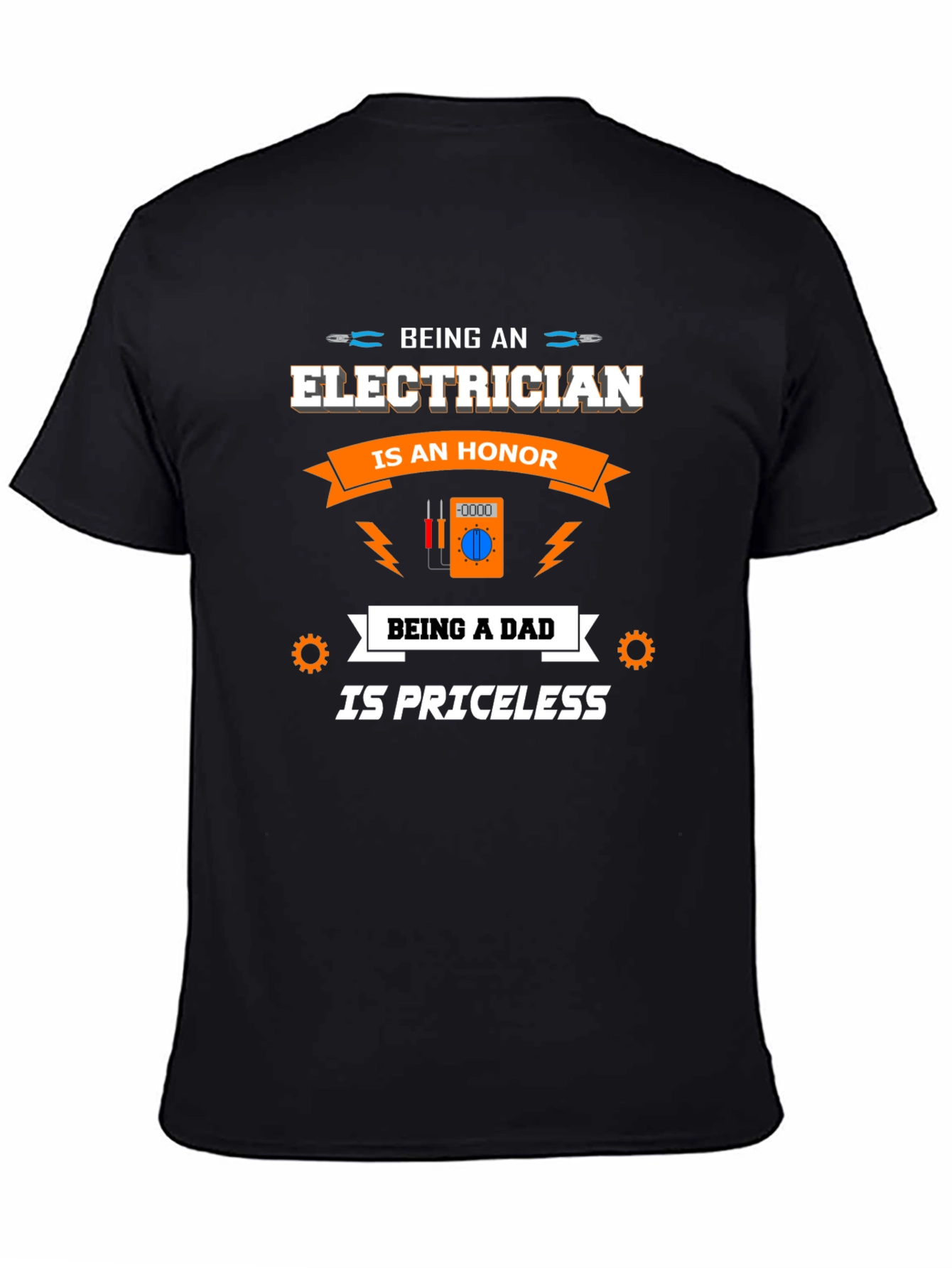 Electrician Dad T-Shirt - Honor & Priceless