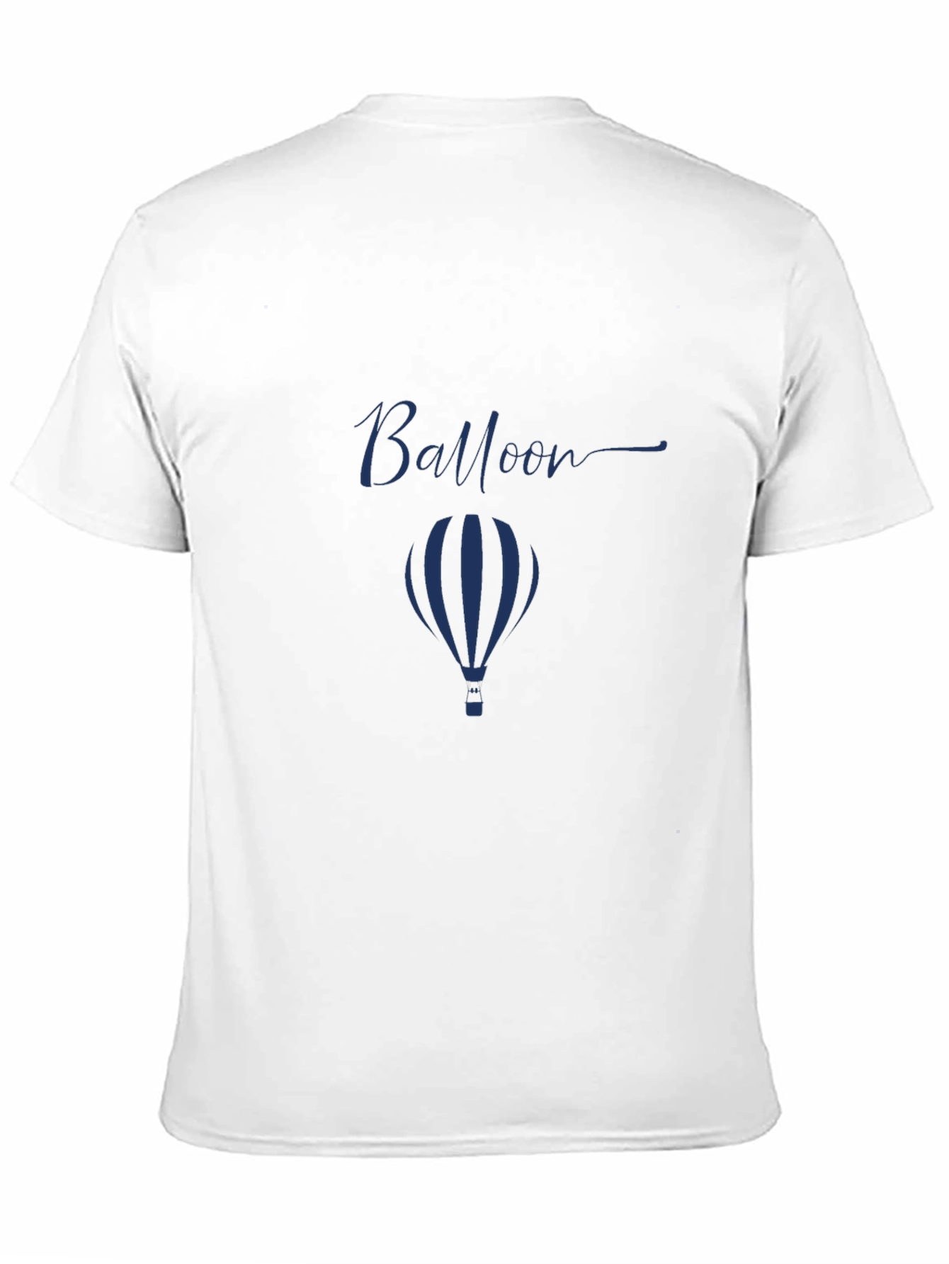 Mens Black Balloon Graphic T-Shirt