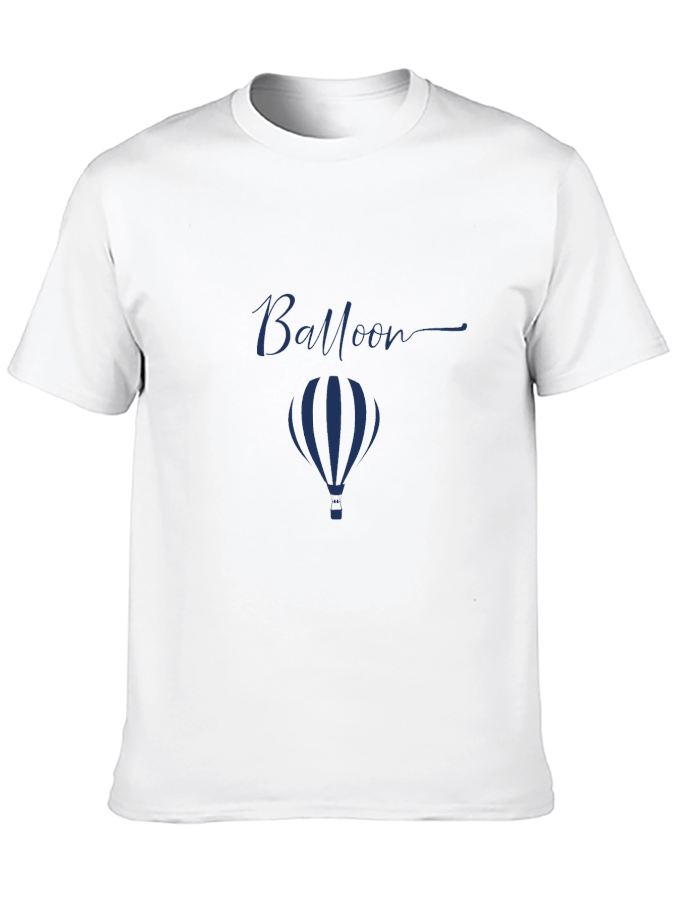 Mens Black Balloon Graphic T-Shirt