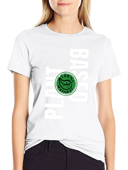 Plant Based T-Shirt Vegan Graphic Tee