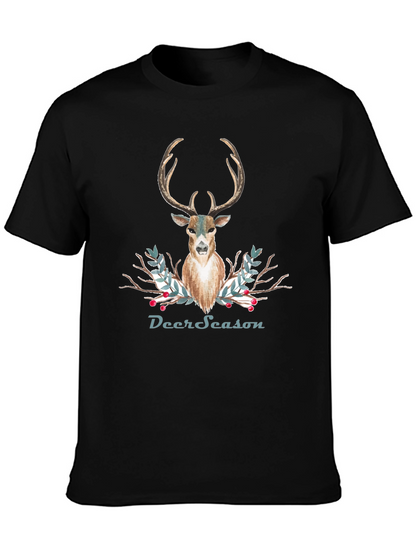 Deer Season T-Shirt - Holiday Deer Graphic Tee