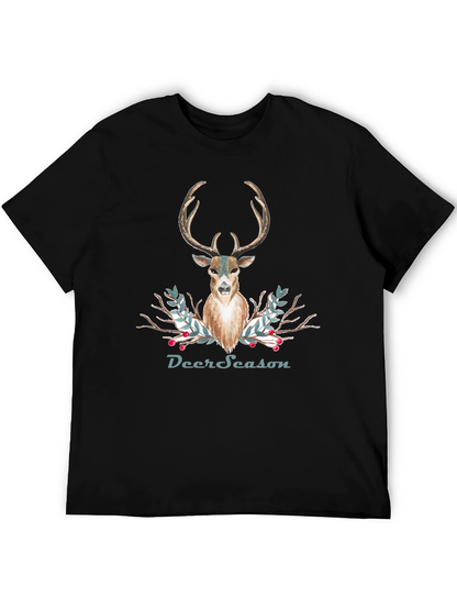 Deer Season T-Shirt - Holiday Deer Graphic Tee