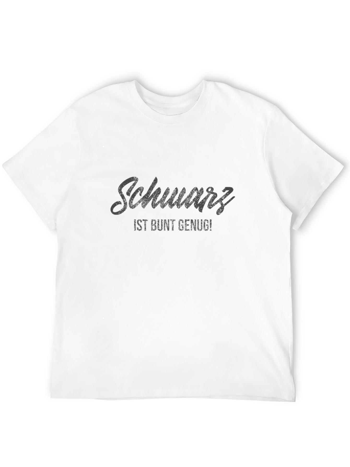 Schwarz T-Shirt - Funny German Slogan Tee