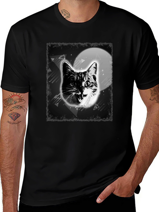 Cat in Space Graphic T-Shirt