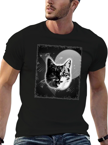 Cat in Space Graphic T-Shirt