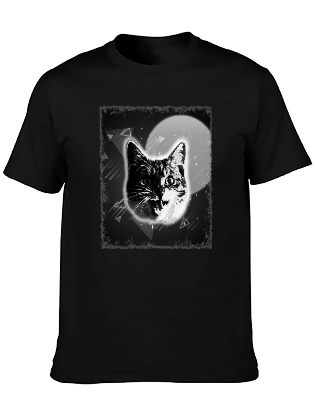 Cat in Space Graphic T-Shirt