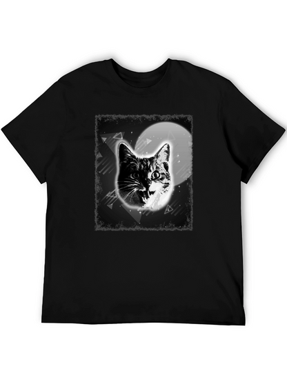 Cat in Space Graphic T-Shirt