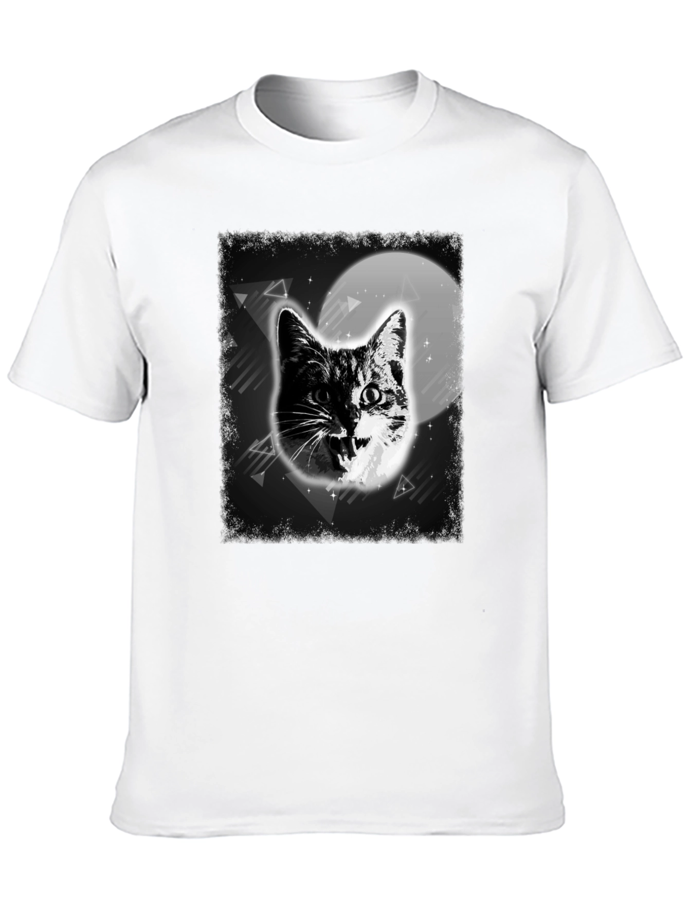 Cat in Space Graphic T-Shirt
