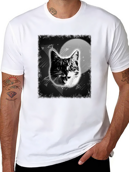 Cat in Space Graphic T-Shirt