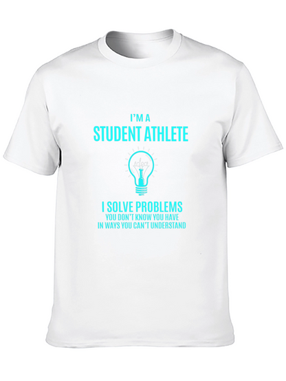 Student Athlete Problem Solver Graphic T-Shirt