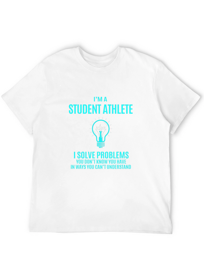 Student Athlete Problem Solver Graphic T-Shirt