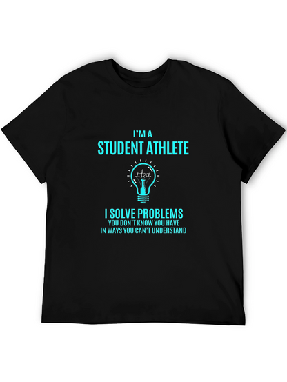 Student Athlete Problem Solver Graphic T-Shirt