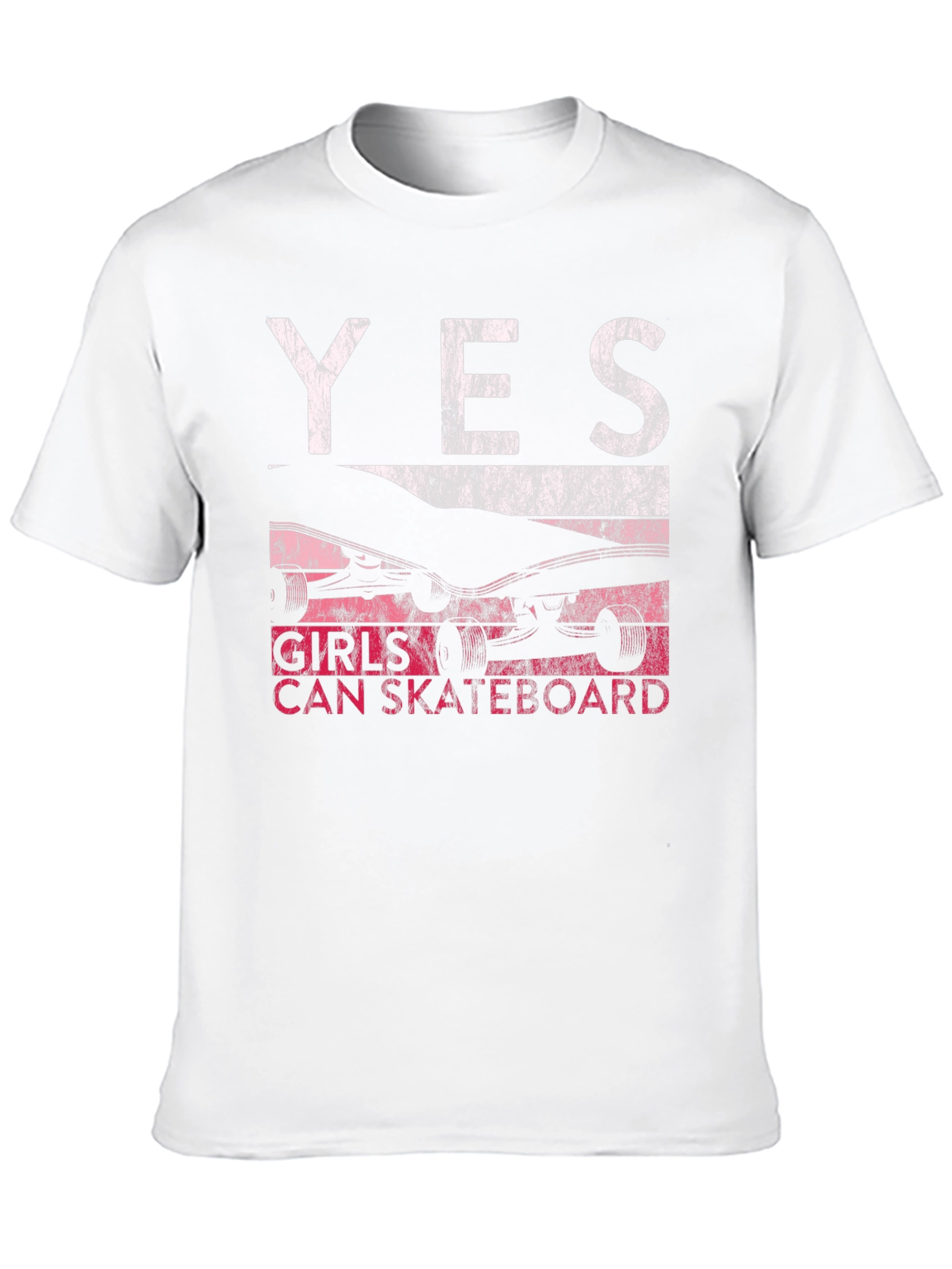 Girls Can Skateboard Graphic Tee
