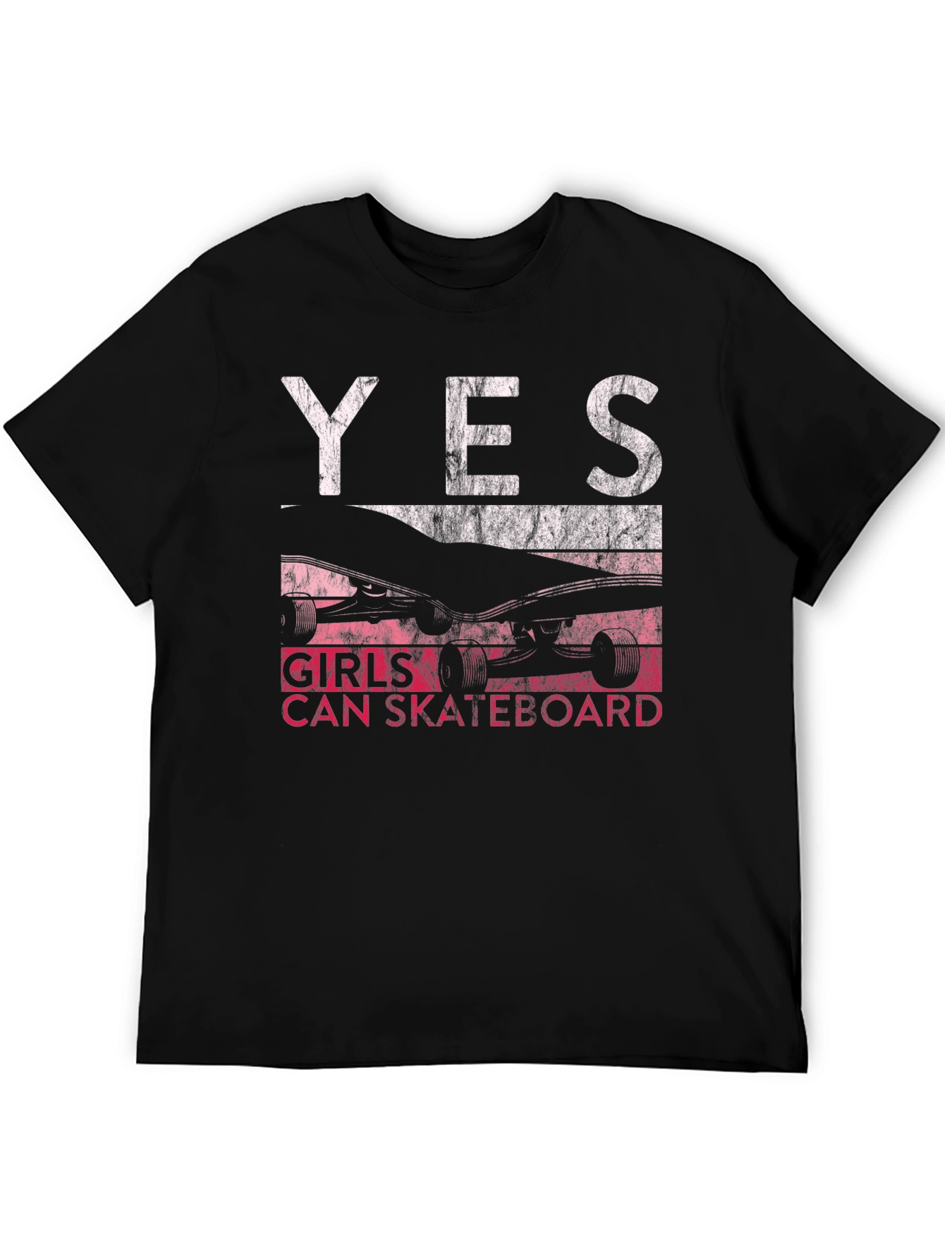 Girls Can Skateboard Graphic Tee