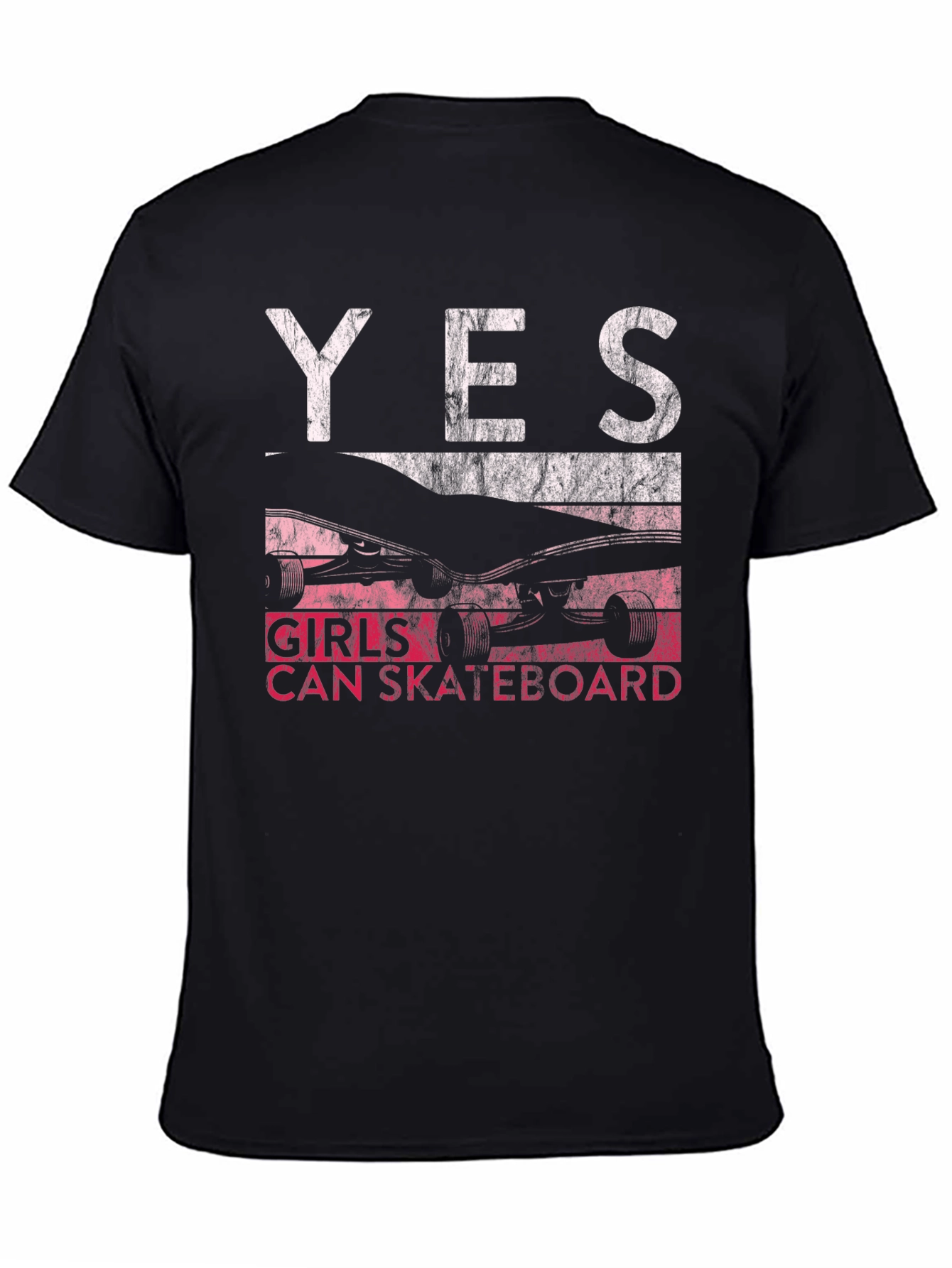 Girls Can Skateboard Graphic Tee