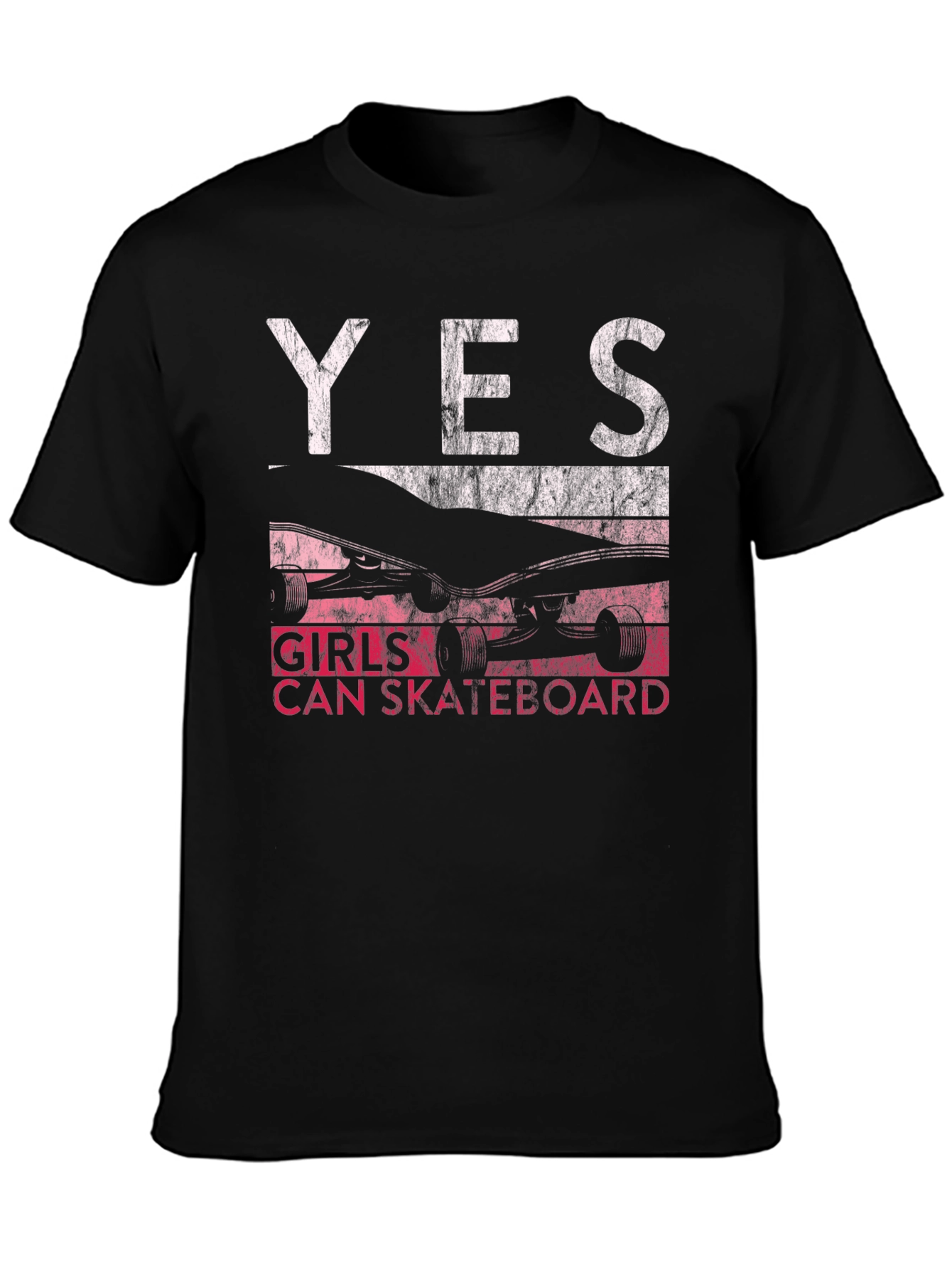 Girls Can Skateboard Graphic Tee
