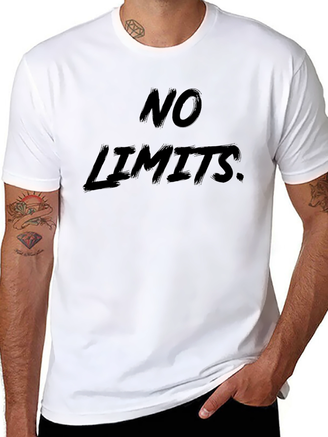 No Limits Black T-Shirt