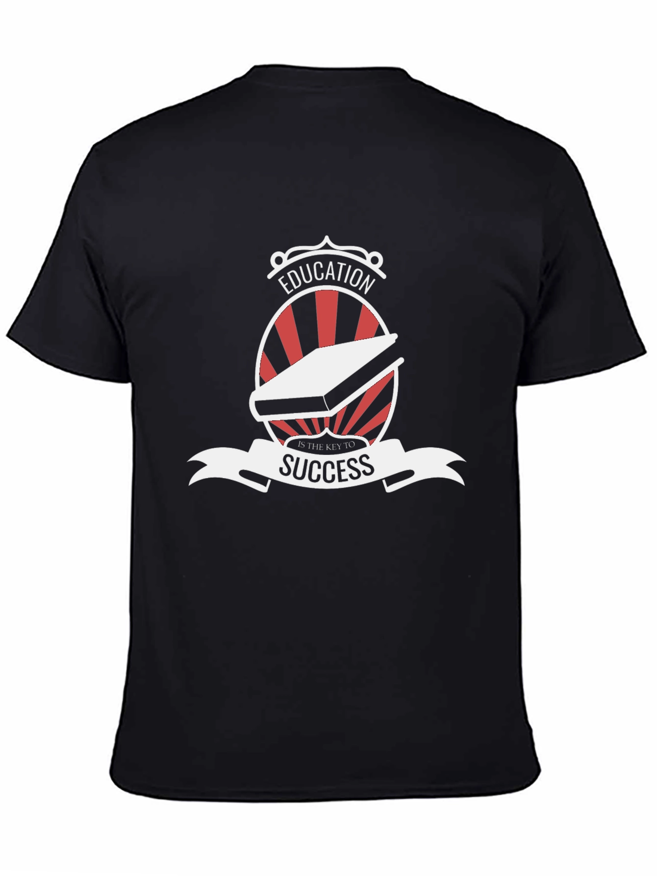 Education is Key Black T-Shirt