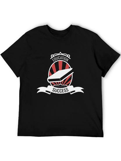 Education is Key Black T-Shirt
