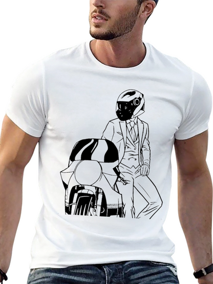 Biker Suit T-Shirt - Cool Motorcycle Graphic Tee