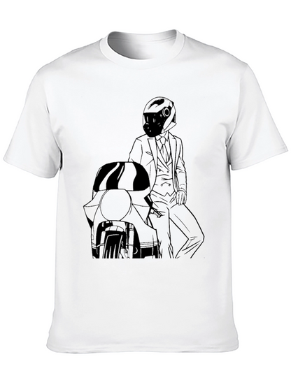 Biker Suit T-Shirt - Cool Motorcycle Graphic Tee