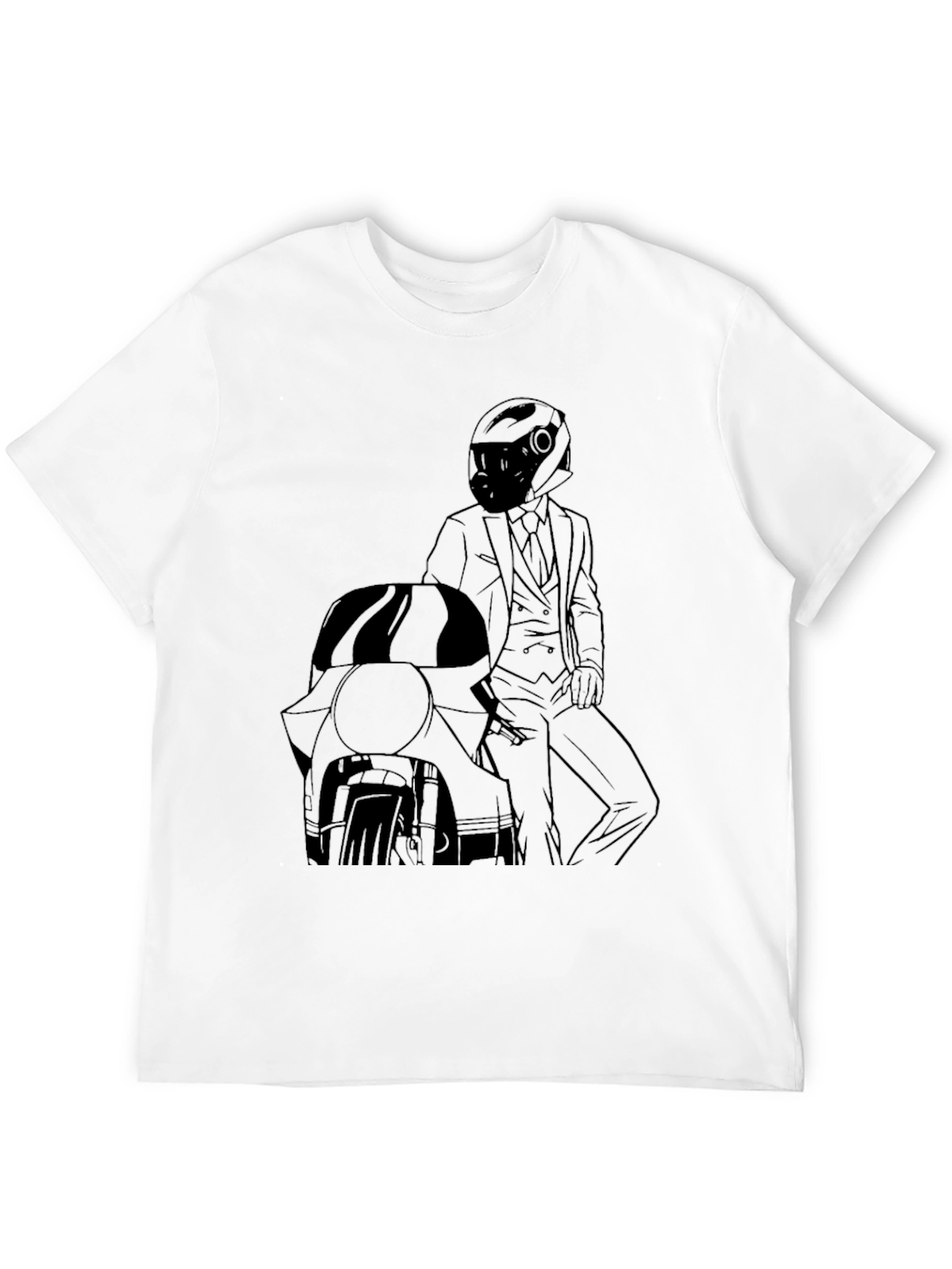 Biker Suit T-Shirt - Cool Motorcycle Graphic Tee