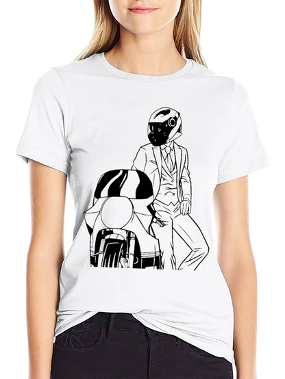 Biker Suit T-Shirt - Cool Motorcycle Graphic Tee