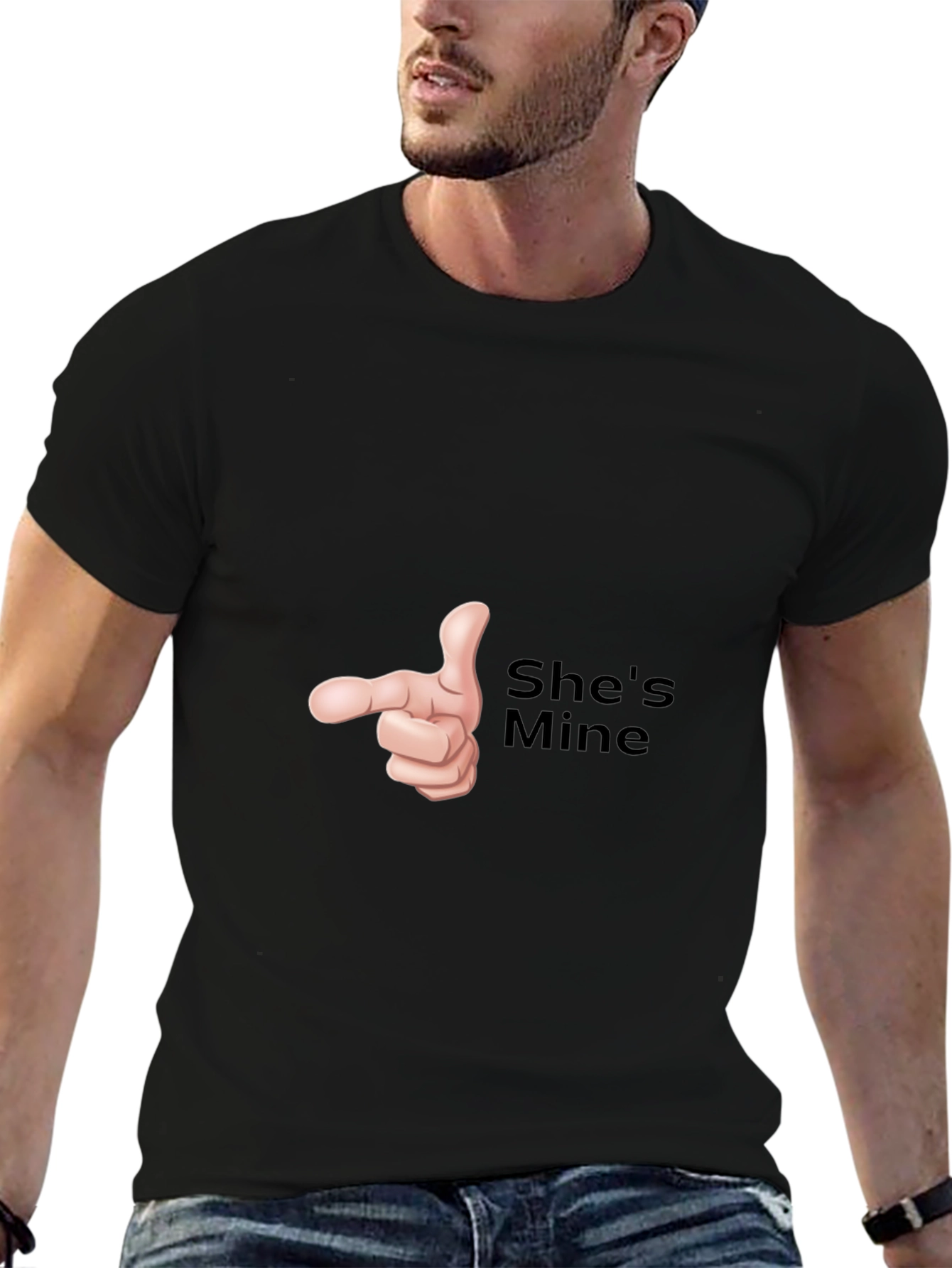 Shes Mine Funny Graphic T-Shirt