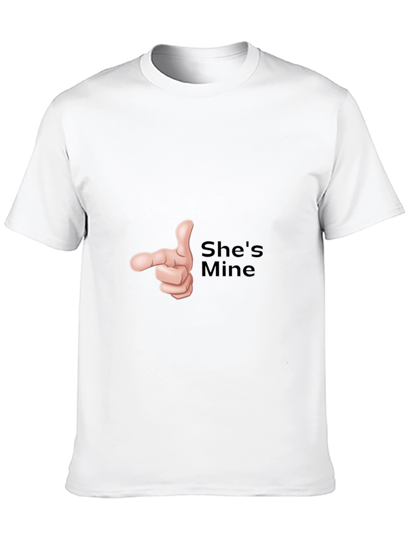 Shes Mine Funny Graphic T-Shirt