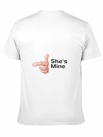 Shes Mine Funny Graphic T-Shirt
