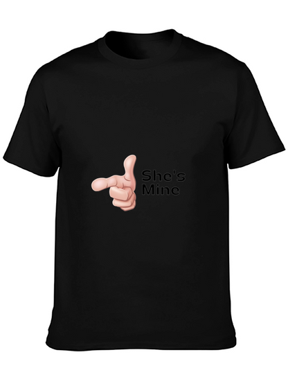 Shes Mine Funny Graphic T-Shirt