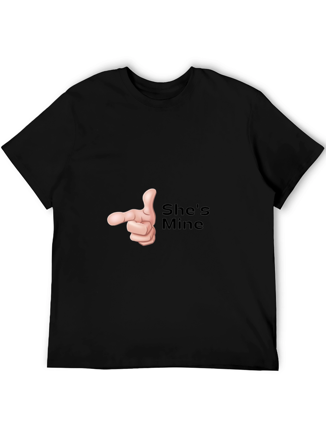 Shes Mine Funny Graphic T-Shirt