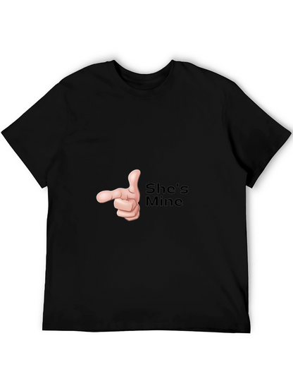 Shes Mine Funny Graphic T-Shirt