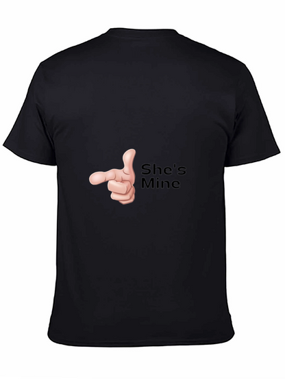 Shes Mine Funny Graphic T-Shirt