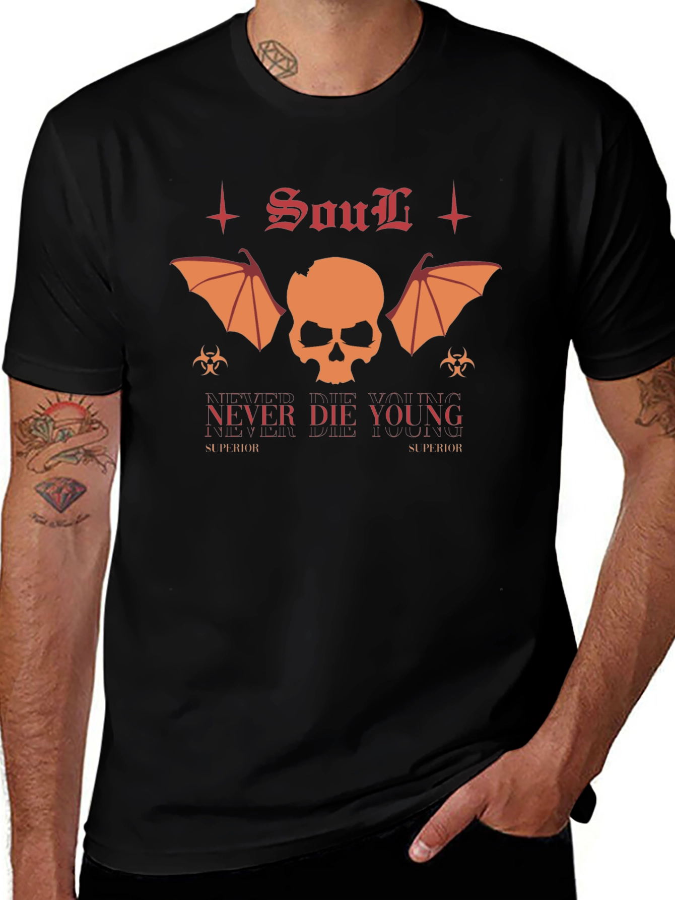 Soul Never Die Young Graphic T-Shirt
