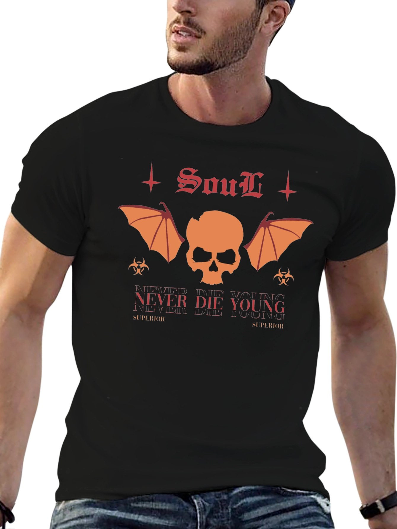 Soul Never Die Young Graphic T-Shirt