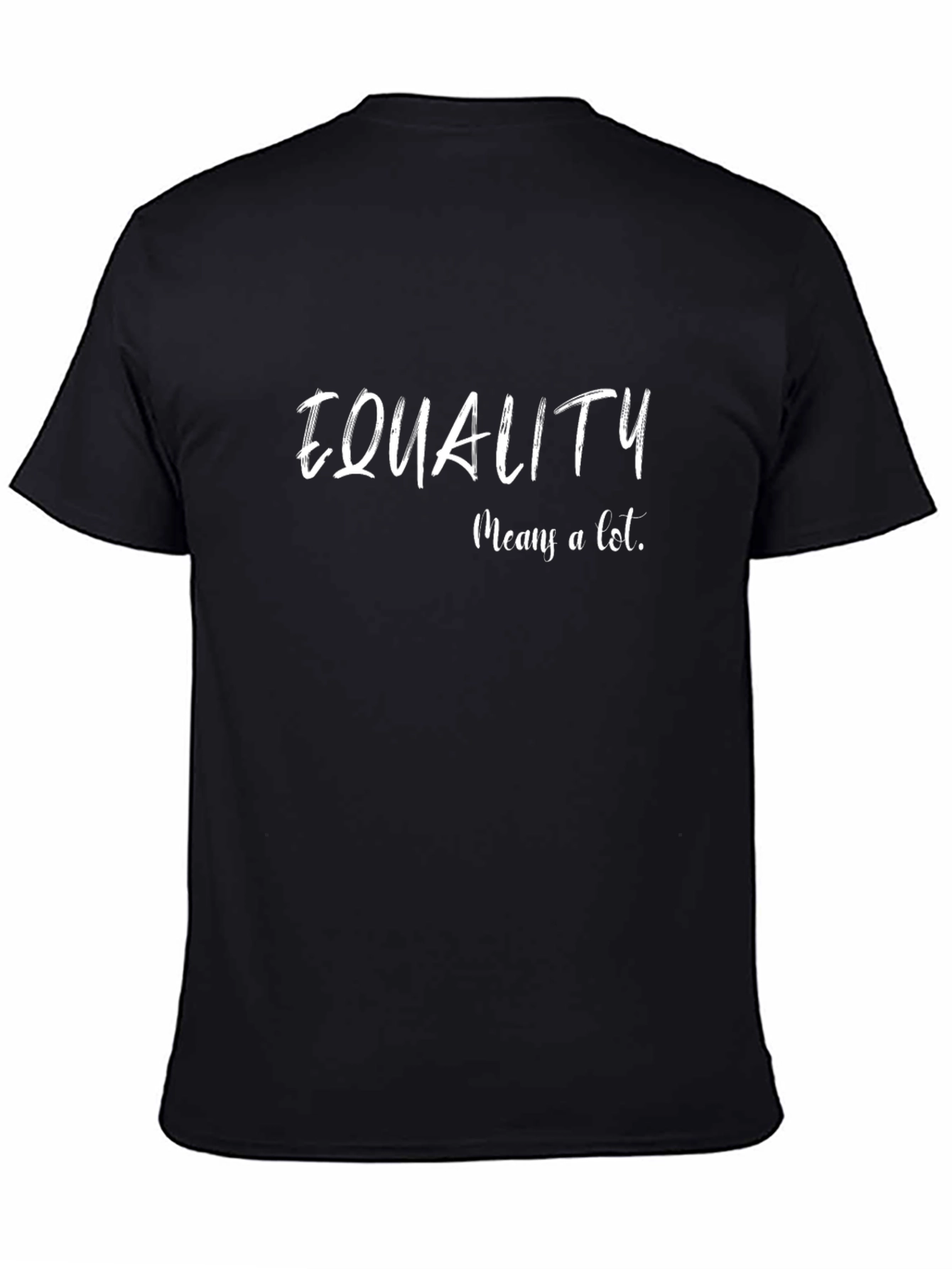 Equality Means a Lot Black T-Shirt
