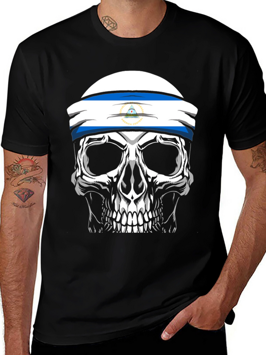 Nicaragua Skull Graphic Tee