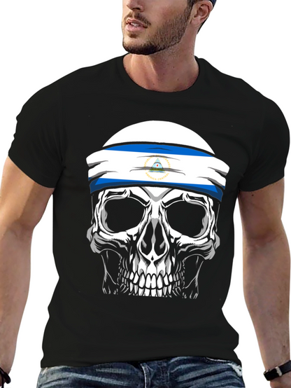 Nicaragua Skull Graphic Tee