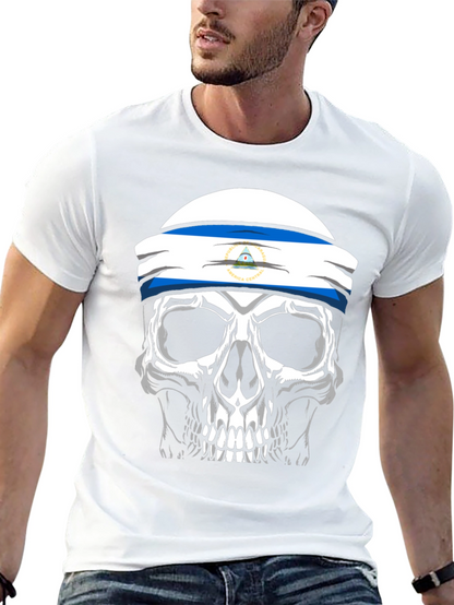 Nicaragua Skull Graphic Tee