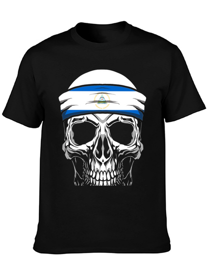 Nicaragua Skull Graphic Tee