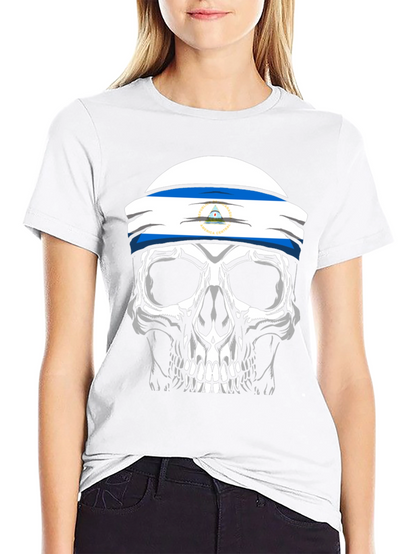 Nicaragua Skull Graphic Tee