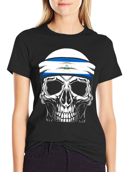 Nicaragua Skull Graphic Tee
