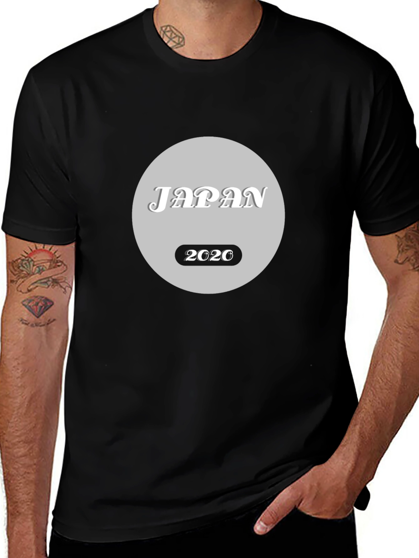 Japan 2020 Graphic Tee - Black