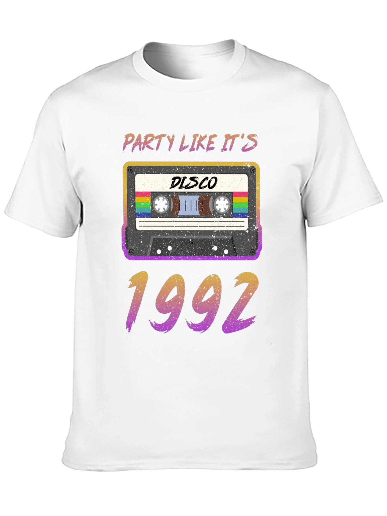 Party Like Its 1992 Disco Cassette Tape T-Shirt