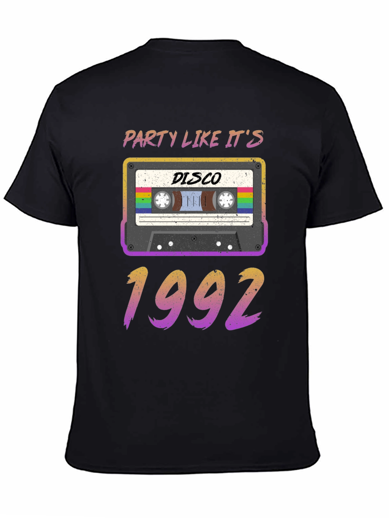 Party Like Its 1992 Disco Cassette Tape T-Shirt