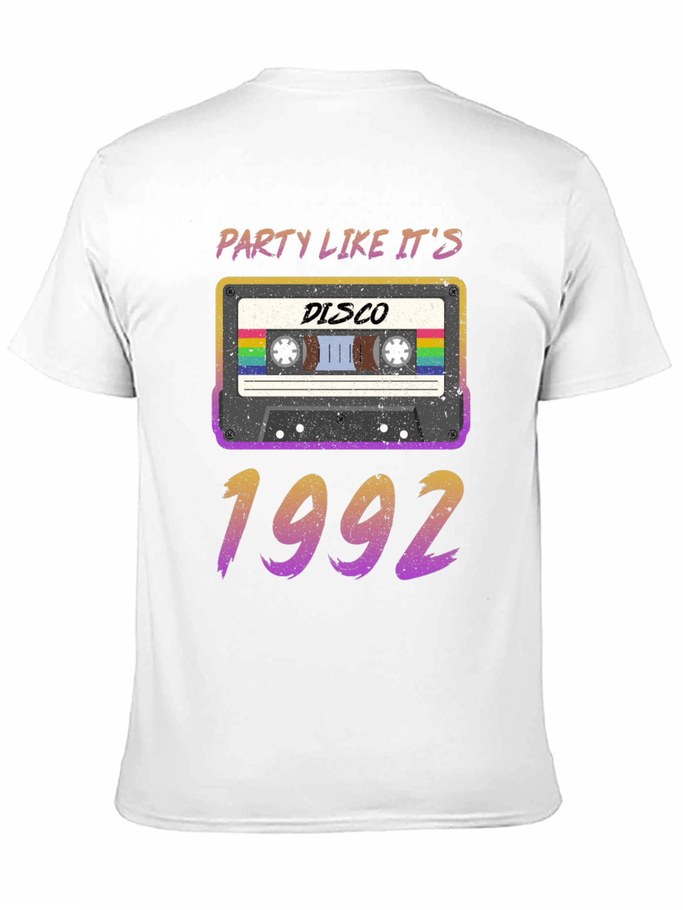 Party Like Its 1992 Disco Cassette Tape T-Shirt