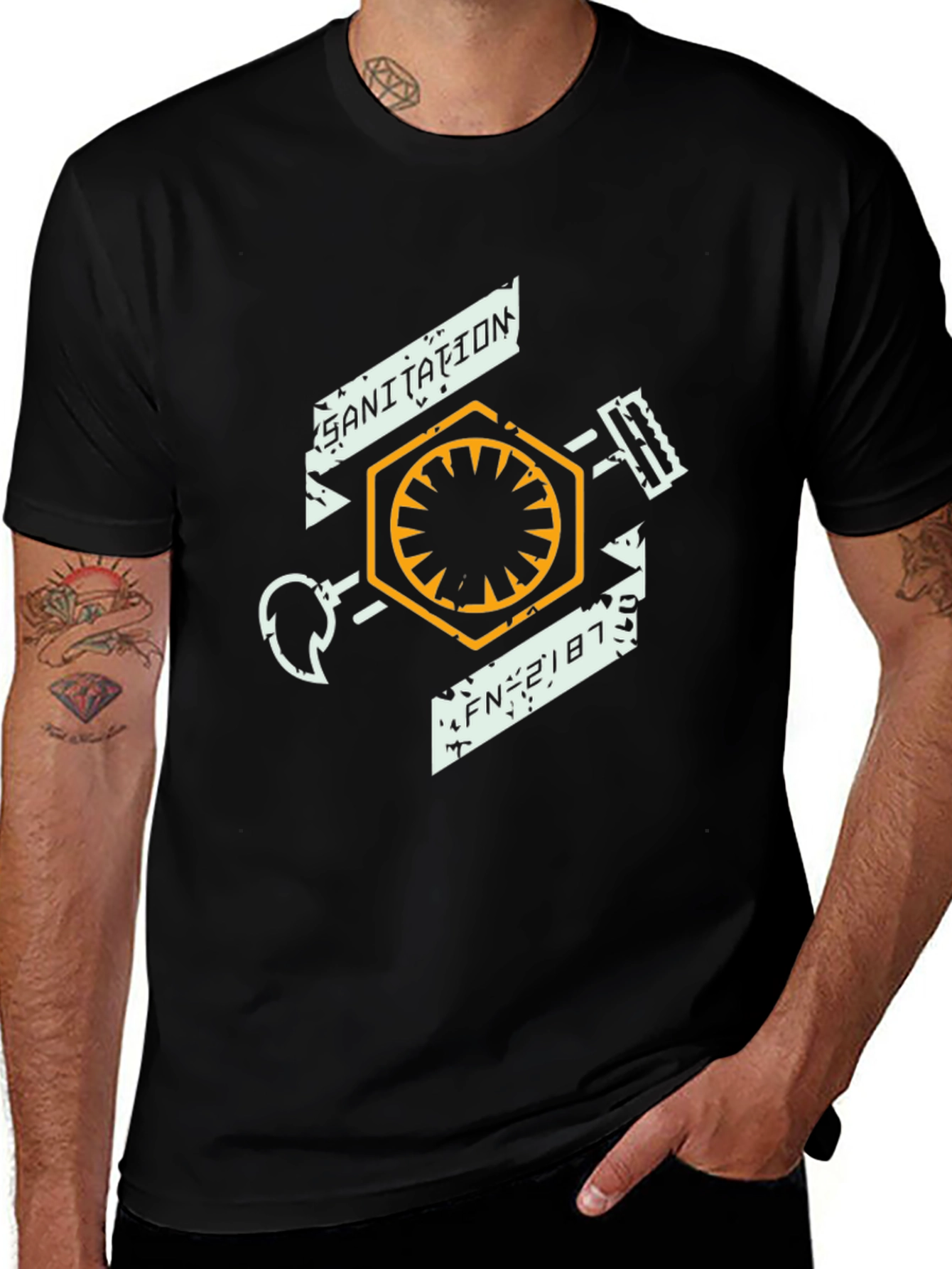 Sanitation Crew T-Shirt - Galactic Inspired Tee