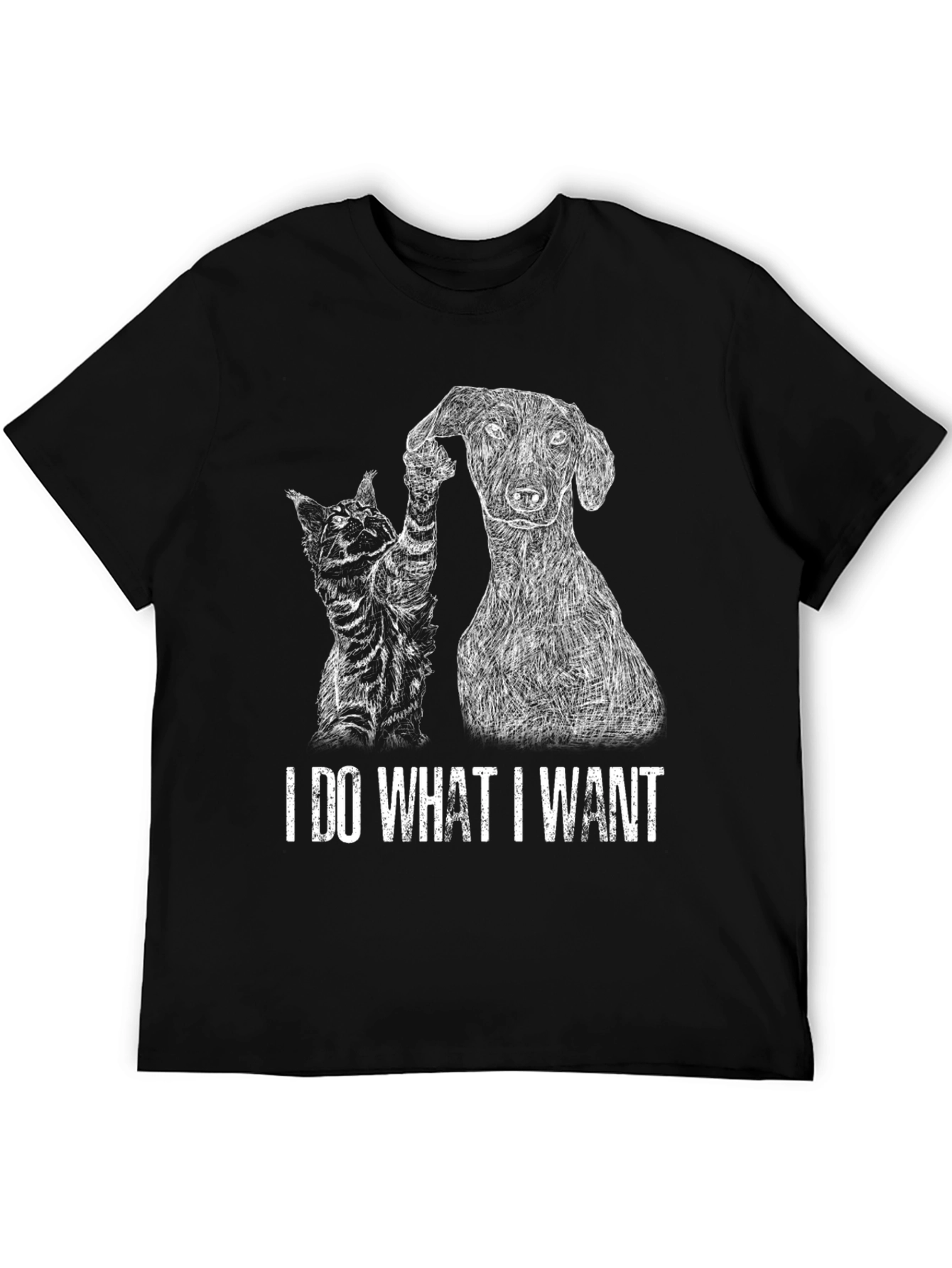 I Do What I Want Cat & Dog T-Shirt