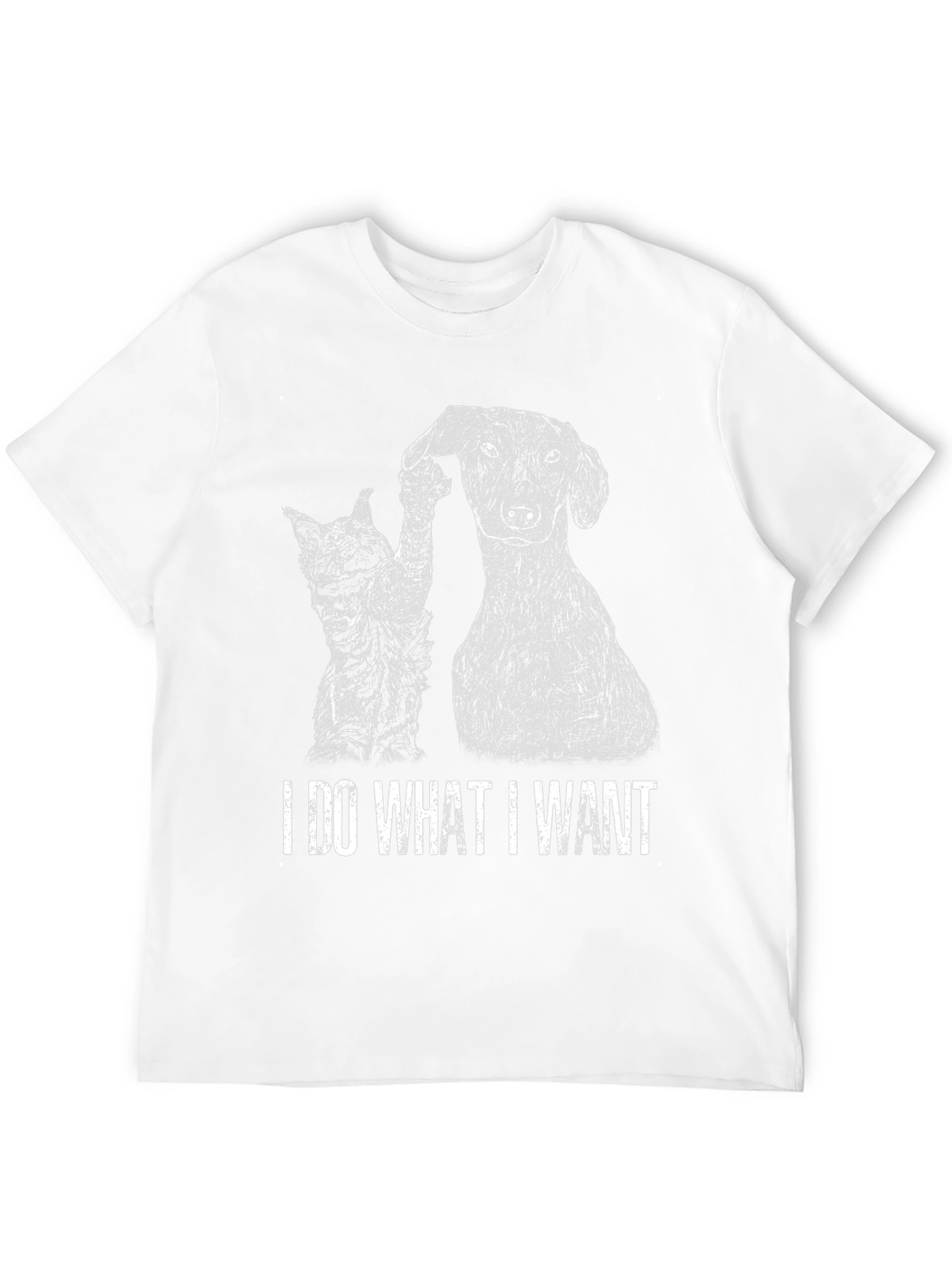 I Do What I Want Cat & Dog T-Shirt
